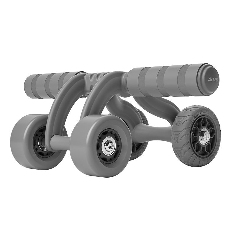 Silent Four-Wheel Abdominal Muscle Wheel