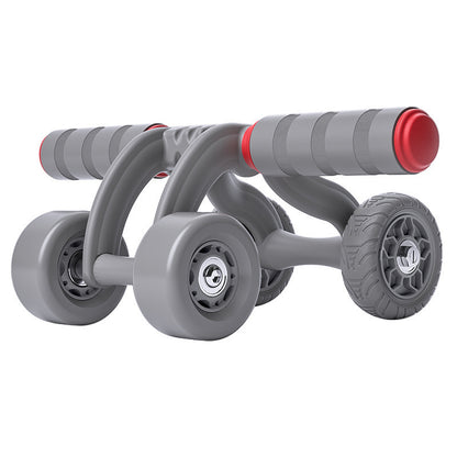 Silent Four-Wheel Abdominal Muscle Wheel